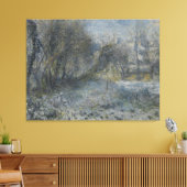 ヴィンテージピエールオーギュストルノアールスノーカバーランスカ キャンバスプリント (インサイチュ (リビング))