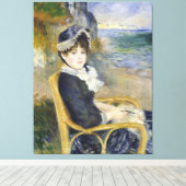 ヴィンテージピエールオーギュストルノアールバイザシーショア キャンバスプリント (インサイチュ (ウッドフロア))