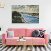 ヴィンテージピエールオーギュストルノアールバージェスオンザセーヌ キャンバスプリント (インサイチュ (リビング))