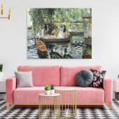 ヴィンテージピエールオーギュストルノアールラグレヌイレ キャンバスプリント (インサイチュ (リビング))