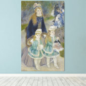 ヴィンテージピエールオーギュストルノアールラプロムナード キャンバスプリント (インサイチュ (ウッドフロア))