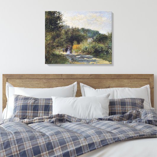 ヴィンテージピエールオーギュストルノアールロードインルーベシエンヌ キャンバスプリント (インサイチュ (寝室))