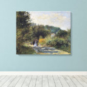 ヴィンテージピエールオーギュストルノアールロードインルーベシエンヌ キャンバスプリント (インサイチュ (ウッドフロア))