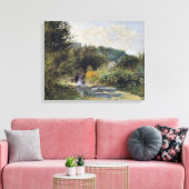 ヴィンテージピエールオーギュストルノアールロードインルーベシエンヌ キャンバスプリント (インサイチュ (リビング))