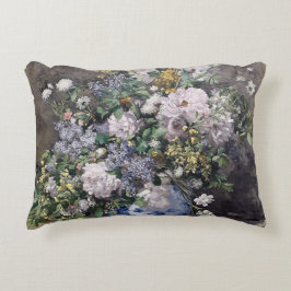 ヴィンテージピエールオーギュストルノアール春ブーケ アクセントクッション