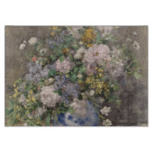 ヴィンテージピエールオーギュストルノアール春ブーケ カッティングボード (正面)