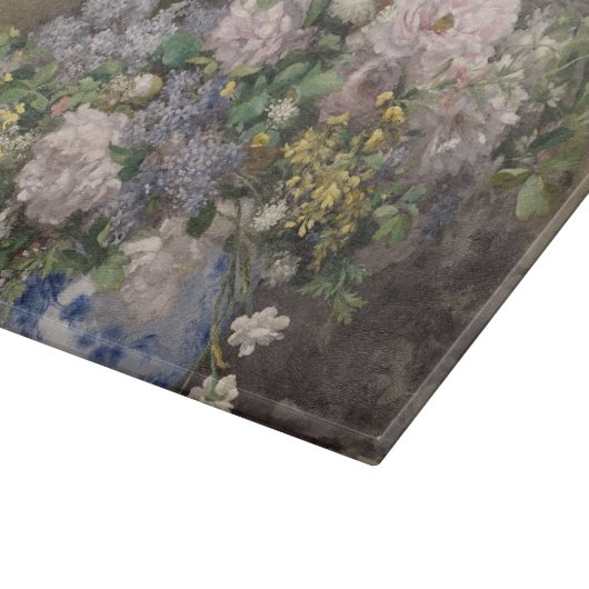 ヴィンテージピエールオーギュストルノアール春ブーケ カッティングボード (角)