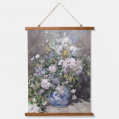 ヴィンテージピエールオーギュストルノアール春ブーケ 吊り下げ型タペストリー (正面)