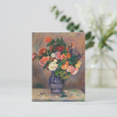 ヴィンテージピエールオーギュストルノアール花瓶 ポストカード (スタンド正面)