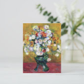 ヴィンテージピエールオーギュストルノアール菊 シーズンポストカード (スタンド正面)