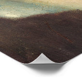 ヴィンテージピエール・アウグストルノアール猫の女性 ポスター (角)