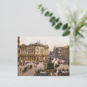 ヴィンテージピカディリーサーカスロンドンイングランド ポストカード (スタンド正面)