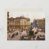 ヴィンテージピカディリーサーカスロンドンイングランド ポストカード (正面/裏面)