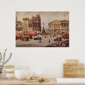 ヴィンテージピカディリーサーカスロンドン ポスター (キッチン)