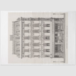 ヴィンテージピカデリー・ロンドン建築デクページ 薄葉紙