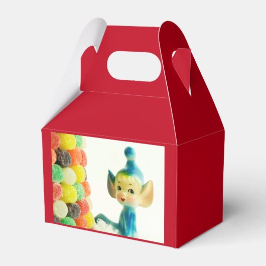 ヴィンテージピクシー小人ホリー&ベルforクリスマス フェイバーボックス (正面サイド)