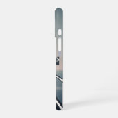 ヴィンテージピクセルアーケードの神秘的な橋 iPhone 16ケース (左側面)