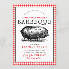 ヴィンテージピクニックスタイル | リハーサルディナー | ロースト 招待状