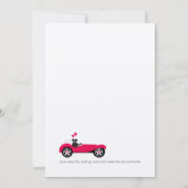 ヴィンテージピクラシックンクカーコテージコア招待状 招待状 (裏面)