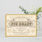 ヴィンテージピグロースト招待状 招待状 (スタンド正面)