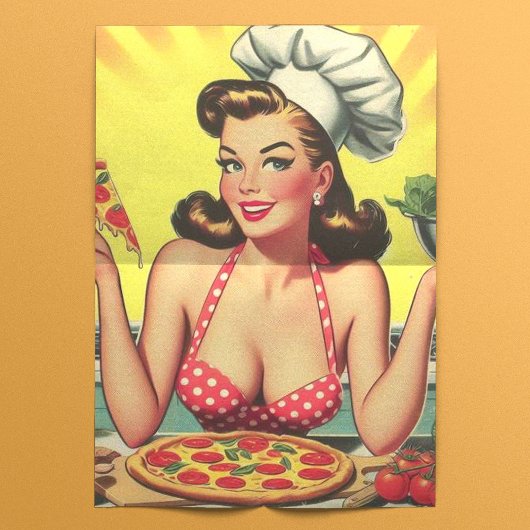 ヴィンテージピザガール 薄葉紙