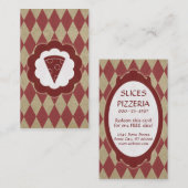 ヴィンテージピザクーポン 割引カード (正面/裏面)
