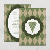 ヴィンテージピザ 招待状 (正面/裏面)