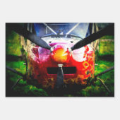 ヴィンテージピストン発動機及びプロペラの技術 ラッピングペーパーシート (正面3)