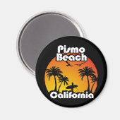 ヴィンテージピスモビーチカリフォルニア マグネット (正面/裏面)