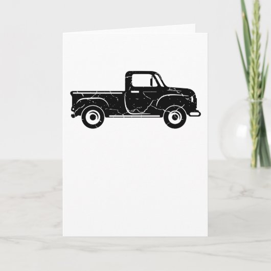ヴィンテージピックアップトラック古ピックアップトラックのオールドタイマー カード (正面)