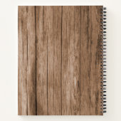 ヴィンテージピックアップトラック素朴の水色 ノートブック (裏面)