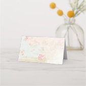 ヴィンテージピックアップトラック素朴の水色 プレイスカード (裏面)