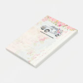 ヴィンテージピックアップトラック素朴の水色 ポストイット (アングル)