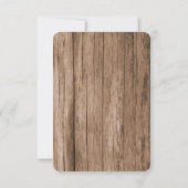 ヴィンテージピックアップトラック素朴水彩誕生日 セーブザデート (裏面)