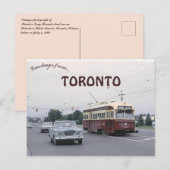 ヴィンテージピックオブザロングブランチ通りカートロント ポストカード (正面/裏面)