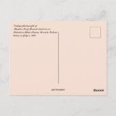 ヴィンテージピックオブザロングブランチ通りカートロント ポストカード (裏面)