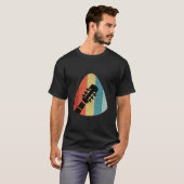 ヴィンテージピックギターデザインTシャツ Tシャツ (正面フル)