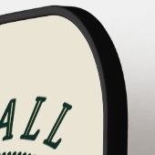 ヴィンテージピックボールパドルテンプレート ピックルボールラケット (左詳細)