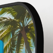 ヴィンテージピックボール旅行ポスター ピックルボールラケット (左詳細)