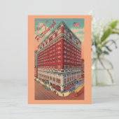 ヴィンテージピッツバーグホテルパーティの招待状 招待状 (スタンド正面)