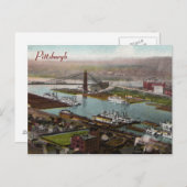 ヴィンテージピッツバーグ1800年代はがき ポストカード (正面/裏面)