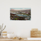 ヴィンテージピッツバーグ1800sキャンバス印刷 ポスター (キッチン)