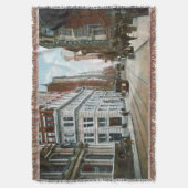 ヴィンテージピッツバーグPAブランケット スローブランケット (正面縦)