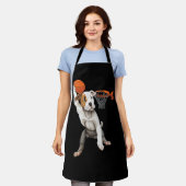 ヴィンテージピットブル遊ドッグスポーツ エプロン (着用した状態)