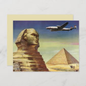 ヴィンテージピラミッド素晴らし、ギザのスフィンクス、エジプト (正面/裏面)