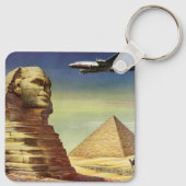 ヴィンテージピラミッド素晴らし、ギザのスフィンクス、エジプト キーホルダー (裏面)