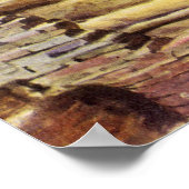 ヴィンテージピラミッド素晴らし、ギザのスフィンクス、エジプト ポスター (角)