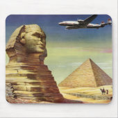 ヴィンテージピラミッド素晴らし、ギザのスフィンクス、エジプト マウスパッド (正面)