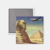 ヴィンテージピラミッド素晴らし、ギザのスフィンクス、エジプト マグネット (正面/裏面)