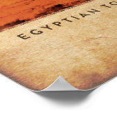 ヴィンテージピラミッドEgypt旅行ポスター ポスター (角)